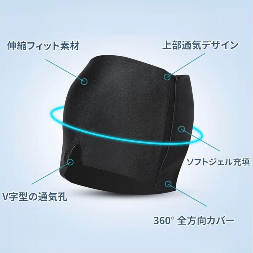 冷却ヘッドラップ ひんやり アイスキャップ 頭 冷やす 暑さ対策 夏 冷凍庫対応 繰り返し使用可